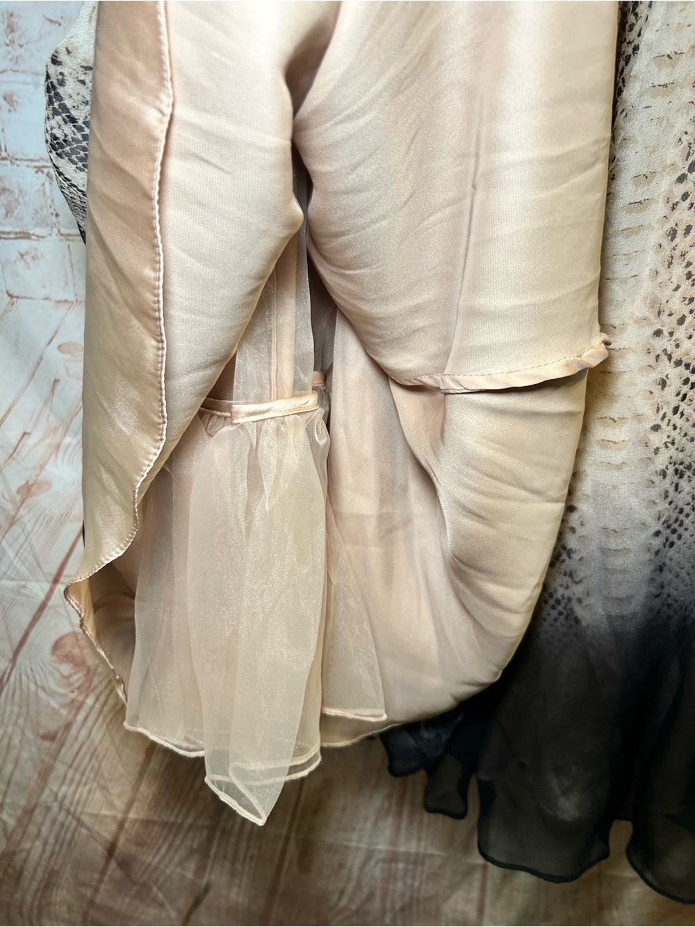 Tracy Reese One-Shoulder Python Print Silk Chiffon Cocktail Dress Homecoming - Picture 11 of 13